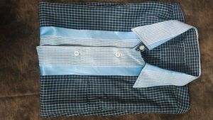 Black Shirt With Centre Line