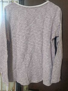 Chic Graphic Print Long Sleeve Top