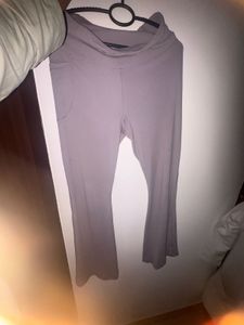 Ribbed Flare Pants