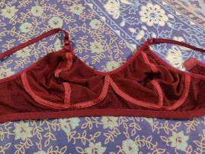 Maroon Bra
