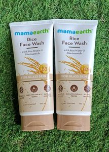 Combo Of 2 Mamaearth Rice Face Wash