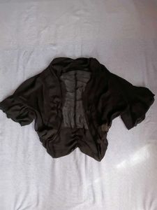 ⊹₊ ⋆ Chic Black Bolero Top  ⋆ ₊⊹