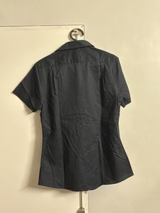 y2k fitted black shirt