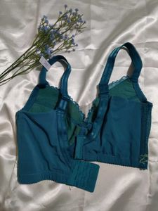 Teal Lace Bra