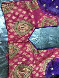 New, Unused Banarasi Pattu Blouse