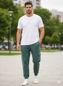 Men sea green  joggers 4 xl