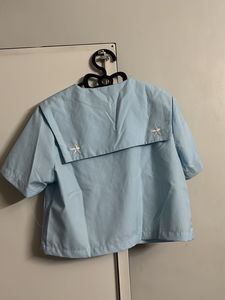 Cute Baby Blue Collared Shirt