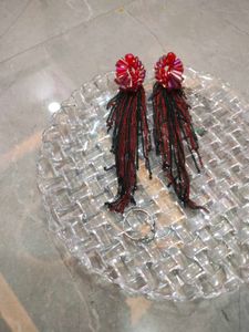 Red Crystal Earring