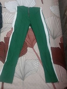 Navy Blue High-Waist Trousers combo