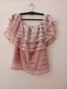 Off shoulder Lace Top