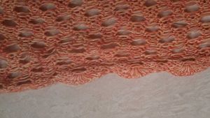 Peach Knit Top