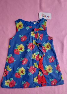 Summer Floral Frock- 18 To 24 Months