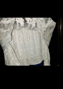 Denim and Lace Dress