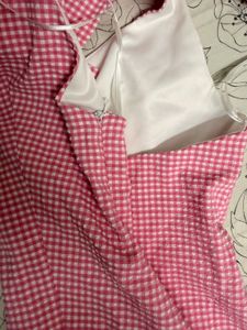 ZARA Cute Pink Gingham Top
