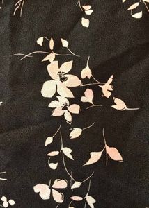Branded Floral Print Knee-Length Dress