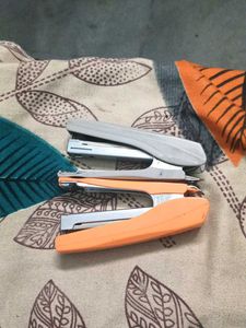 Orange and Grey Stapler Set