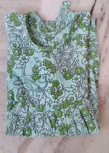 🌲☘️Cotton Kalamkari Frock for Girls