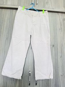 Beige/Off White Formal Trouser