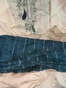 Embroidered Kurta Set with Dupatta