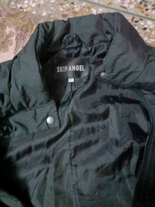 Stylish Black Quilted Coat