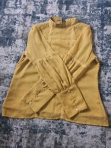 Mustard Yellow Blouse