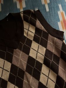 Vintage Brown sweater vest
