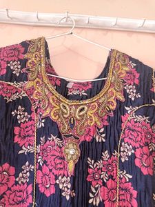 Blue N Pink Gown