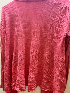 Coral Knit Shrug