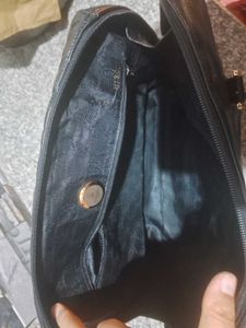 Chic Black Patent Handbag