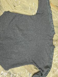 lace knit sweatshirt and sweater