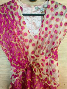Polka Dot Silk Dress