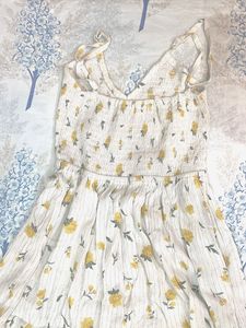 White Floral Maxi Dress