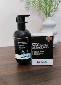 Derma Co. Peptide Stem Cell Shampoo & Serum