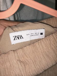 ZARA Women's Casual Crinkle Pants