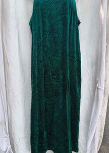 I. Emerald Velvet Maxi Dress