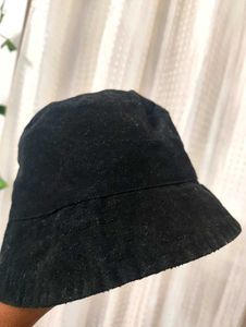 Stylish Black Bucket Hat
