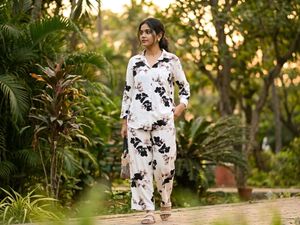 Floral Print Pajama Set