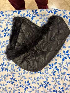 Reversible Patterned Sleeveless Jacket