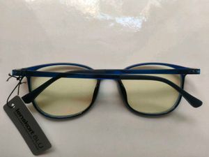 Blue Round Frame Glasses