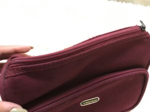 Vintage Burgundy Travel Toiletry Bag