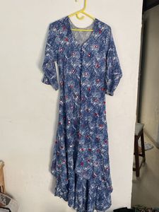 Blue Printed Kurta