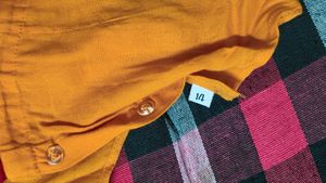 Maroon Cotton Pavada Sattai