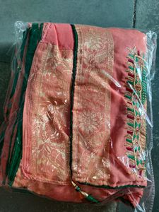 Embroidery Saree &amp;free Gift