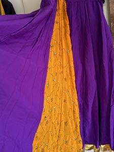 puple lehnga