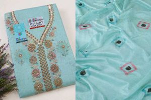 Unstitched Salwar Suit with Dupatta