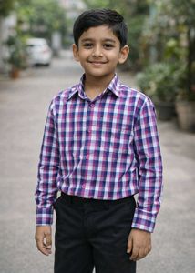 Boys checkered Shirt