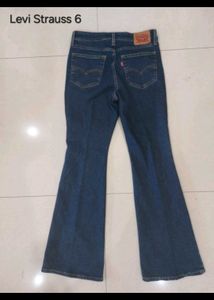 Levi Strauss Women's Flare Jeans dark blue 6
