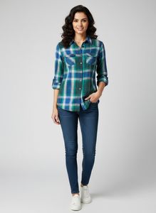 Max Plaid Button-Down Shirt