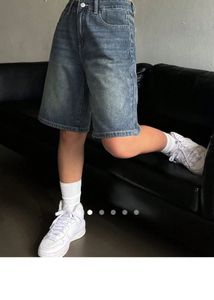 Vintage Wash Denim Shorts
