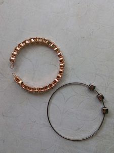 Stylish Rose Gold & Silver Bracelets